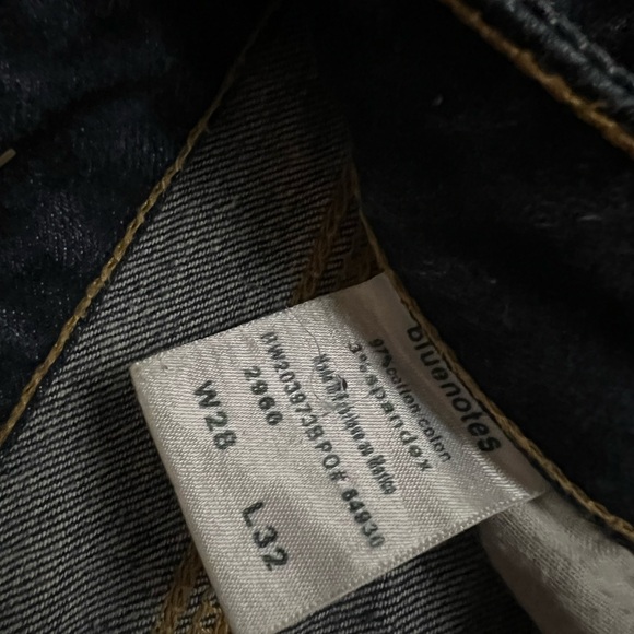 Bluenotes dark denim stretch jeans with flared bottom - Picture 4 of 5